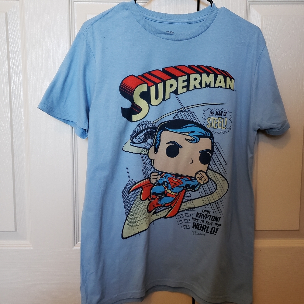 Pop Funko Style Superman Shirt